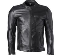 GMS The Roland Stones Blouson de moto en cuir, noir, taille L pour homme