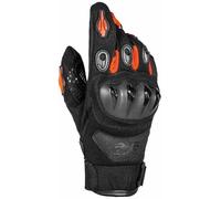 GMS Tiger Motorcycle Gants de moto, noir/orange, Taille 2XL