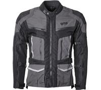 GMS Tigris veste textile de moto imperméable, noir/gris, Taille XXL