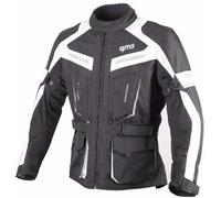 GMS Track Light Veste textile de moto, noir-blanc, taille XL pour homme