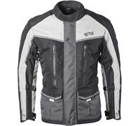 GMS Twister Neo veste textile de moto imperméable, noir-gris-blanc, taille 3XL pour homme