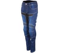 GMS Viper Jeans de moto de dames, bleu foncé, Taille 26