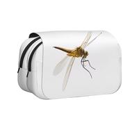 GMSGHJHDR Grande trousse à crayons motif tête de mort fantôme horreur impression 3D double fermeture éclair trousse à crayons trousse de rangement pour l'école, les étudiants, les filles, les garçons