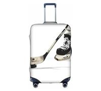GMSGHJHDR Housses de bagages élastiques pour valises, motif hockey sur glace, housse de protection durable, housse de protection pour bagages de 45,7 à 81,3 cm, 3D, M, Organiseur de sac