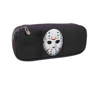 GMSGHJHDR Trousse à crayons en cuir avec impression 3D drapeau irlandais de grande capacité avec fermeture éclair pour filles, garçons, étudiants, universitaires, bureau, Crâne d'horreur, Taille