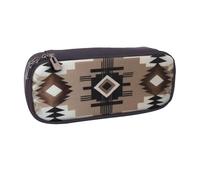 GMSGHJHDR Trousse à crayons Northern Lights en cuir avec impression 3D - Grande capacité - Avec fermeture éclair - Pour filles, garçons, étudiants, universités, bureau, Native, Taille unique
