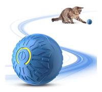 GMTEO Jouet Interactif pour Chat, 2025 Nouveau Jouet pour Chats Balle Interactive Chien avec Queue en Peluche, Intelligent Ball pour Chat Interieur Jouet Chien (Blau)