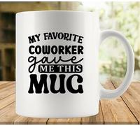 GMug Mon collègue préféré m'a offert ça Tasse à cafe Saint-Valentin 2 | PièCes Humour Tazzine Caffe Rillant Tazza per Tè o Caffè Anniversaire Souvenir
