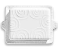 Gmundner Keramik, Beurrier blanc, Flammé, 250g, 0107DBGL21