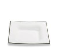 Gmundner Keramik Bord gris Assiette à soupe Trend 20x20cm