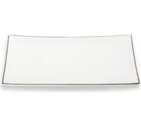 Gmundner Keramik Bord gris, Plaque rectangulaire (30x20cm)