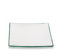 Gmundner Keramik Bord vert Assiette plate Trend 26x26cm