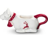 Gmundner Keramik Bordeaux rouge cerf vache laitière 0,16 litre