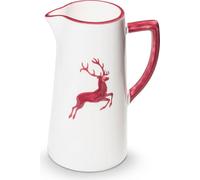 Gmundner Keramik Bordeauxr. Hirsch, Pichet d'eau 1,2 litre
