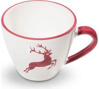 Gmundner Keramik Bordeauxr. Hirsch, Tasse à café Gourmet 0,2 litre