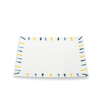 Gmundner Keramik Buntgeflammt, Assiette de présentation Trend (31x31cm)