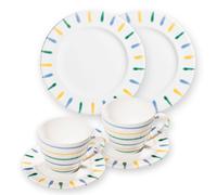 Gmundner Keramik Buntgeflammt Petit déjeuner pour 2 Gourmet
