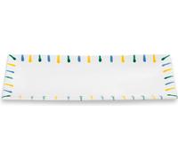 Gmundner Keramik Buntgeflammt, Plateau rectangulaire (36x15cm)