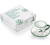 Gmundner Keramik Cerf vert Espresso pour toi/2pcs.coffret cadeau
