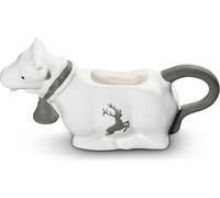 Gmundner Keramik Grauer Hirsch Pot à lait en forme de vache 0,16 ltr.