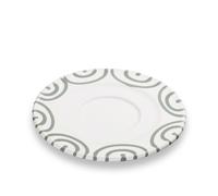 Gmundner Keramik Graugeflammt, Soucoupe Cappuccino (Ø14cm)