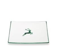 Gmundner Keramik Grüner Hirsch, Assiette plate Trend (26x26cm)