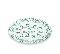 Gmundner Keramik Grüngeflammt Assiette plate Cup 28cm