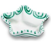 Gmundner Keramik Grüngeflammt, Coupe en étoile (L : 14cm)