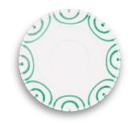 Gmundner Keramik Grüngeflammt, Soucoupe pour café Gourmet (Ø 16cm)
