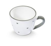 Gmundner Keramik Herzerl Grau, Tasse à expresso 0,06 litre