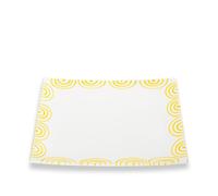 Gmundner Keramik Jaune flammé, Assiette de présentation Trend (31x31cm)