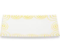 Gmundner Keramik Jaune flammé, Plaque rectangulaire (30x20cm)