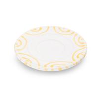Gmundner Keramik Jaune flammé, Soucoupe Espresso (Ø 11cm)