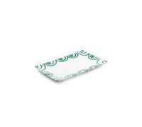 GMUNDNER KERAMIK Plat rectangulaire Vert Flammé 36x15cm vert