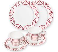 Gmundner Keramik Rouge flammé Petit déjeuner pour 2 Gourmet