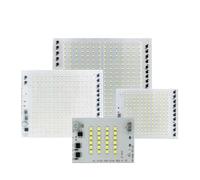 GMVGKLCPCF 2 pièces lampe for puce LED 10 W 20 W 30 W 50 W 100 W SMD2835 perles de lumière AC 220 V 230 V 240 V éclairage LED projecteur d'éclairage extérieur(50W AC220V,Cold White 6500K)