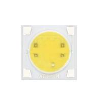 GMVGKLCPCF 2pcs 5W Chip 50w Led Lampe LED Haute Puissance 220V 20w 30w Lampe LED Blanc Haute Lumens Lampe Convient pour Extérieur Intérieur Phare for DIY LED (Blanc chaud,5W 220V 14X14mm)