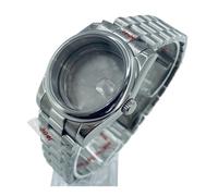GMVGKLCPCF 36 mm 40 convient for NH34 NH35 NH36 PT5000 ETA2824 boîtier de montre en acier inoxydable argenté cristal saphir étanche(A2 Steel Case Back,36mm PT5000)