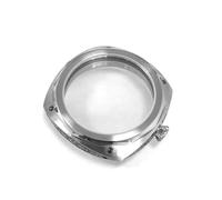 GMVGKLCPCF Boîtier de montre poli sculpté 45 mm brossé 6497 adapté au mouvement mécanique ETA 6497/6498 Accessoires rénovation en acier 316L(Brushed)