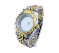 GMVGKLCPCF Boîtier en métal for homme 36 mm/41 mm adapté au mouvement NH34/35/36 boîtier de montre étanche saphir pièces d'assemblage(16,Case diameter 36mm)