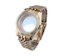 GMVGKLCPCF Boîtier en métal for homme 36 mm/41 mm adapté au mouvement NH34/35/36 boîtier de montre étanche saphir pièces d'assemblage(21,Case diameter 41mm)