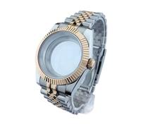 GMVGKLCPCF Boîtier en métal for homme 36 mm/41 mm adapté au mouvement NH34/35/36 boîtier de montre étanche saphir pièces d'assemblage(19,Case diameter 41mm)