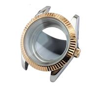 GMVGKLCPCF Boîtier en métal for homme 36 mm/41 mm adapté au mouvement NH34/35/36 boîtier de montre étanche saphir pièces d'assemblage(39 EU,Case diameter 36mm)