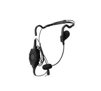 GMVGKLCPCF Casque Tactique for Microphone for Perche EHK006 derrière la tête for PTT IP54 adapté for Kenwood 2 Broches Walk Talk C9127A