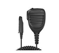 GMVGKLCPCF Convient for Baofeng Walkie Talkie UV 9R Pro Haut-Parleur Microphone étanche for PTT Micro for UV9R Plus S22 BF A58 9700 GT 3WP Radio(Dual PTT-Mic-Black)