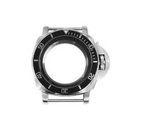 GMVGKLCPCF Convient for boîtier de montre NH35 en acier inoxydable Boîtier verre minéral 42 mm for mouvement NH36 4R 7S Cadran 28,5(Type 16)