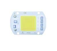 GMVGKLCPCF Lot de 10 puces LED 10 W 20 W 30 W 50 W 220 V COB perles intelligentes IC pas besoin d'ampoule pilote pour projecteur, éclairage DIY (220 V-6PCS-07, blanc chaud)