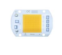 GMVGKLCPCF Lot de 2 lampes Phyto à puce COB à spectre complet AC 220 V 20 W 30 W 50 W Convient pour l'éclairage de croissance de plantes d'intérieur (20 W, lumière chaude_220 V)