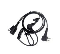 GMVGKLCPCF Oreillette Talkie-walkie for Micro for Radio bidirectionnelle Motorola CP200 CP1200 CLS1110 CLS1410 CLS1450 GP300 GP3688 A8(Schwarz)