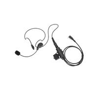 GMVGKLCPCF Talkie-walkie Microphone Robuste U94 PTT Mic écouteur Radio NATO Casque Tactique adapté for Baofeng for Kenwood for Wouxun TYT(Schwarz)